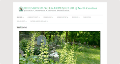 Desktop Screenshot of hillsboroughgardenclubnc.com